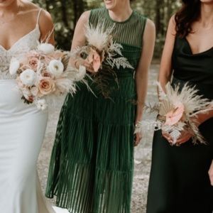 Maje lattice mini dress